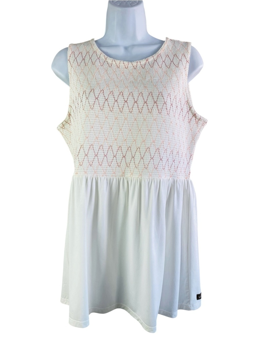 Matilda Jane Day In The Park Smocked Embroidered Tank Top Size M